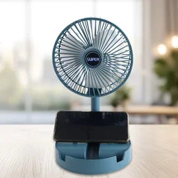 Portable Desktop Fan – Adjustable, Silent, Foldable | Velvet Wellness