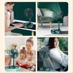 Portable Desktop Fan – Adjustable, Silent, Foldable | Velvet Wellness