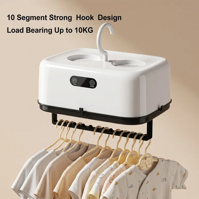 Portable Electric Clothes Dryer – Compact & Foldable for Quick Drying