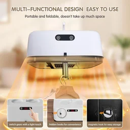 Portable Electric Clothes Dryer – Compact & Foldable for Quick Drying