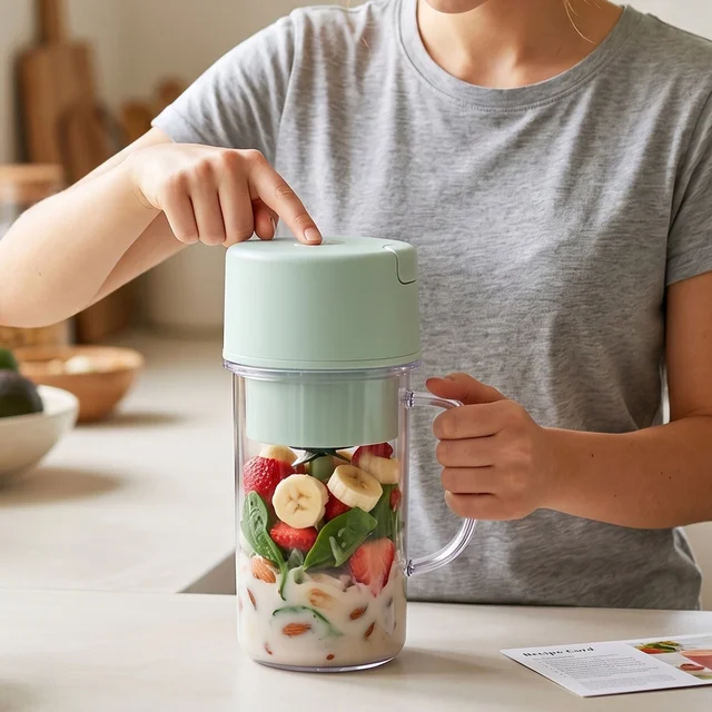 Portable Electric Juicer – Compact & Rechargeable for Fresh Juices