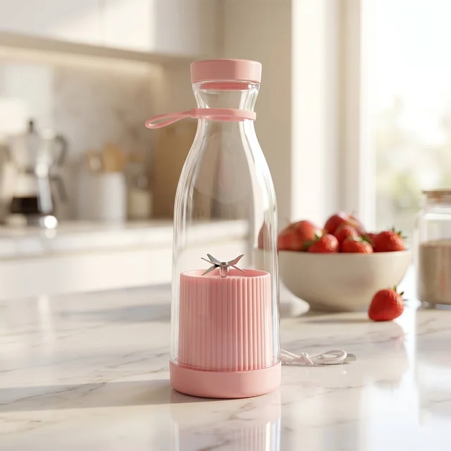 Portable Electric Juicer – Compact, USB Rechargeable & Easy to Use