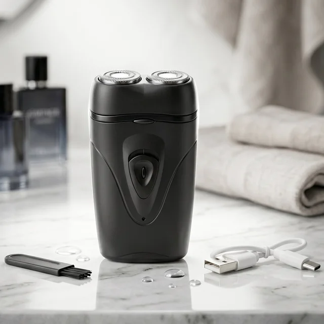Portable Electric Shaver for Men – Compact, Rechargeable & Cordless
