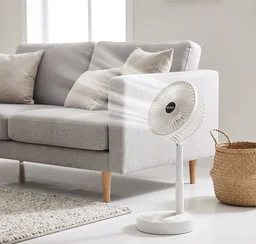 Portable Foldable USB Desktop Fan with Adjustable Height Stand (1 Pc)
