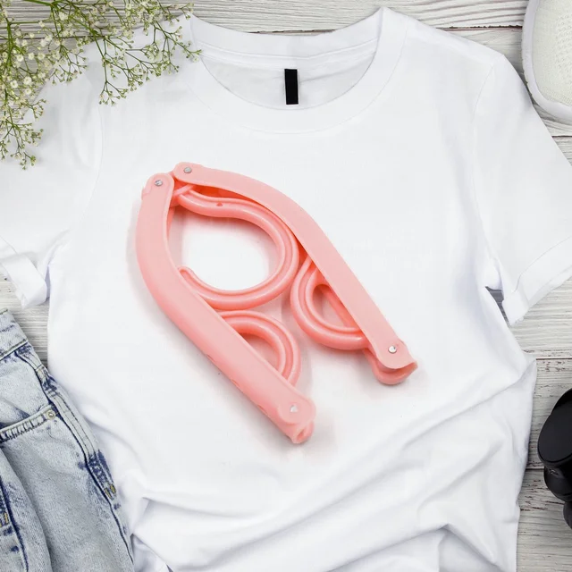 Portable Folding Hangers – 10 Pcs Travel & Home Use | TinyMystery