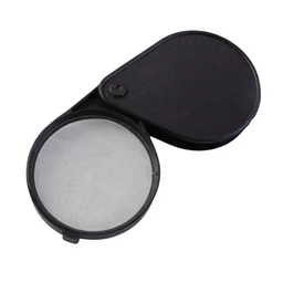 Portable Handheld Magnifying Glass – High Clarity with Folding Case