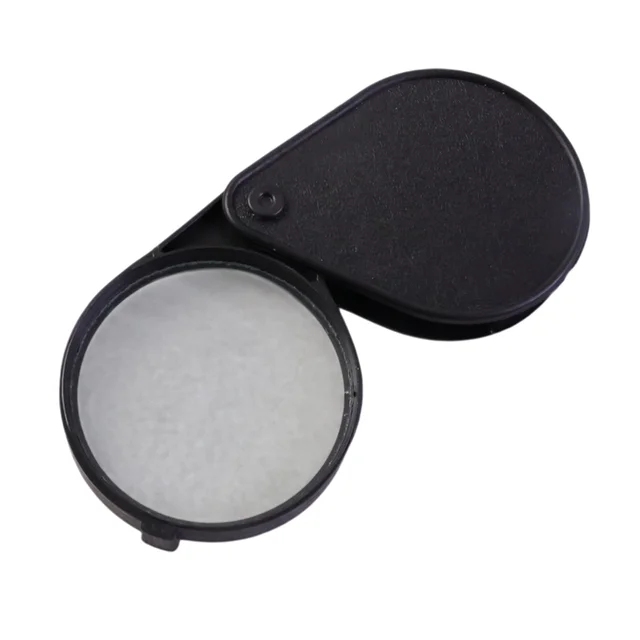 Portable Handheld Magnifying Glass – High Clarity with Folding Case
