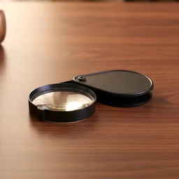 Portable Handheld Magnifying Glass – High Clarity with Folding Case