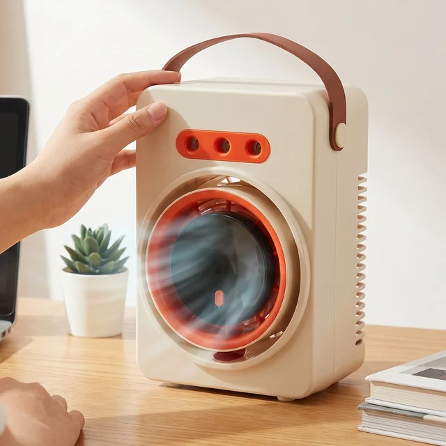 Portable Humidifying Air Cooling Fan – Compact & Multi-Functional
