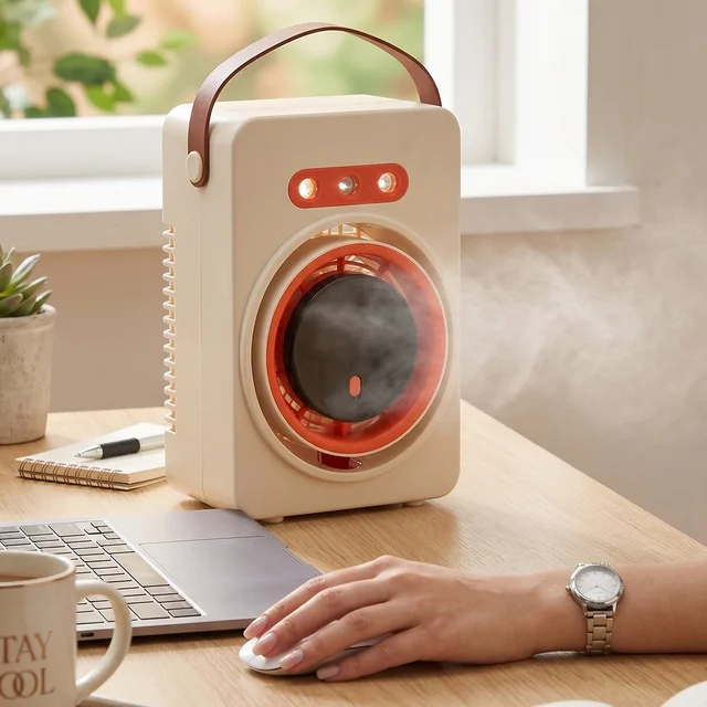 Portable Humidifying Air Cooling Fan – Compact & Multi-Functional