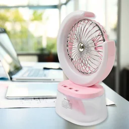 Portable Humidifying Fan – LED Light & USB | Airvanta