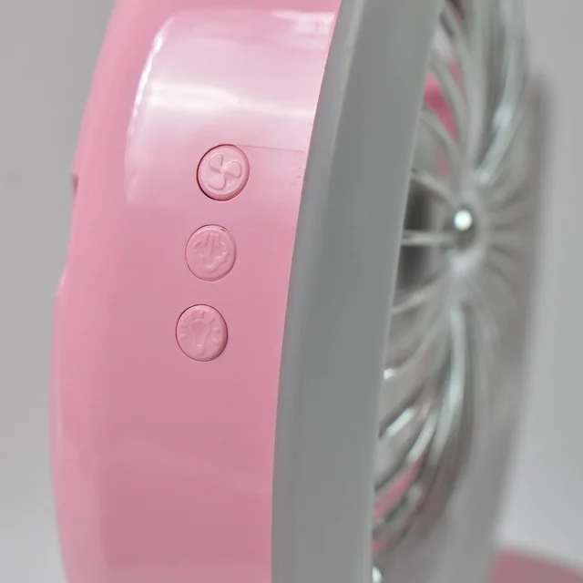 Portable Humidifying Fan – LED Light & USB | Airvanta