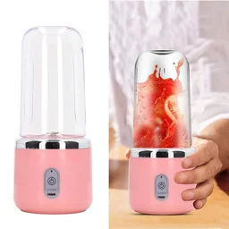Portable Juicer Blender – 520ml USB Rechargeable, 2-Pc Set | Grippy
