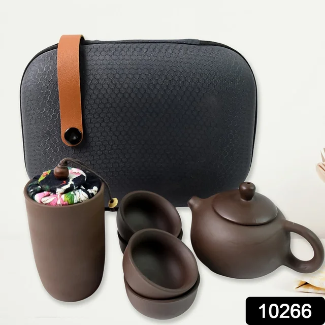 Portable Kung Fu Tea Set – Complete 6-Piece Travel Kit for Tea Lovers