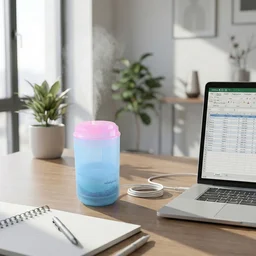 Portable Mini Humidifier – USB Essential Oil Diffuser | VoltDesk
