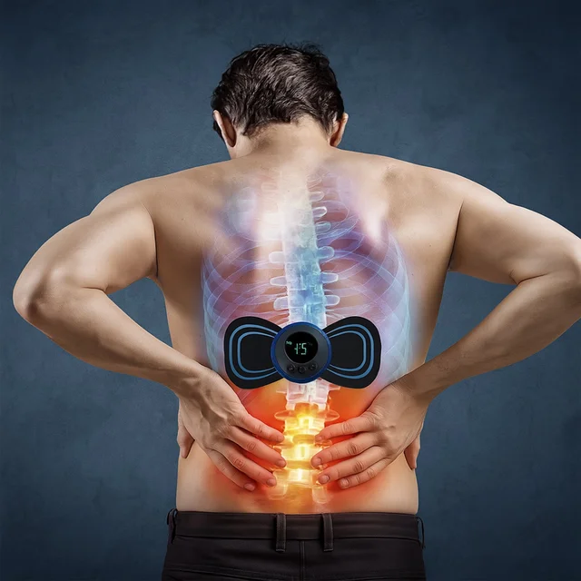 Portable Neck Massager – USB Rechargeable EMS | Velvet Wellness