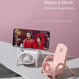 Portable Phone Holder Fan – Handheld & Multi-Function | VoltDesk