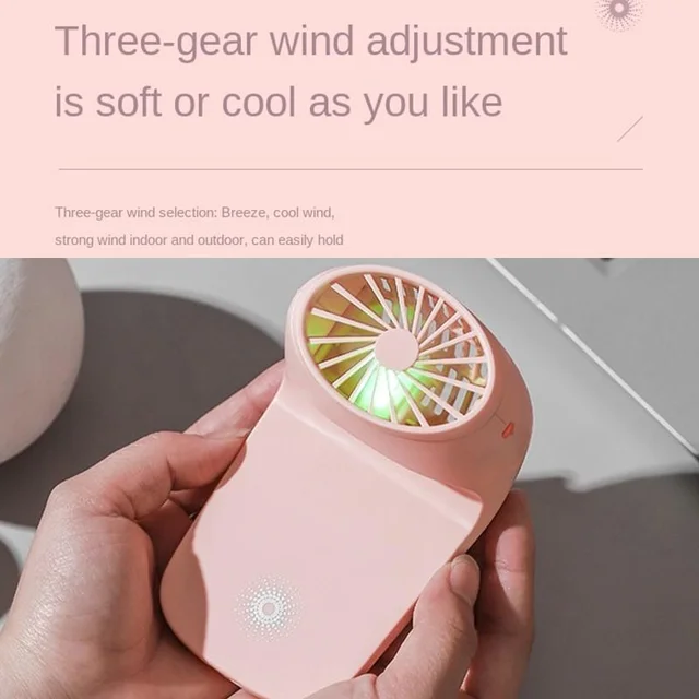 Portable Phone Holder Fan – Handheld & Multi-Function | VoltDesk