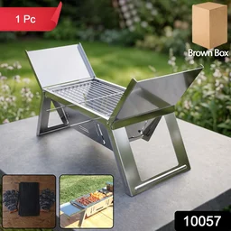 Portable Stainless Steel Grill – Compact Outdoor BBQ Solution