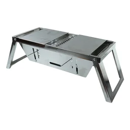 Portable Stainless Steel Grill – Compact Outdoor BBQ Solution