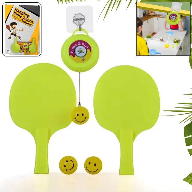 Portable Table Tennis Kit – Indoor Self-Training Set | Dollovia