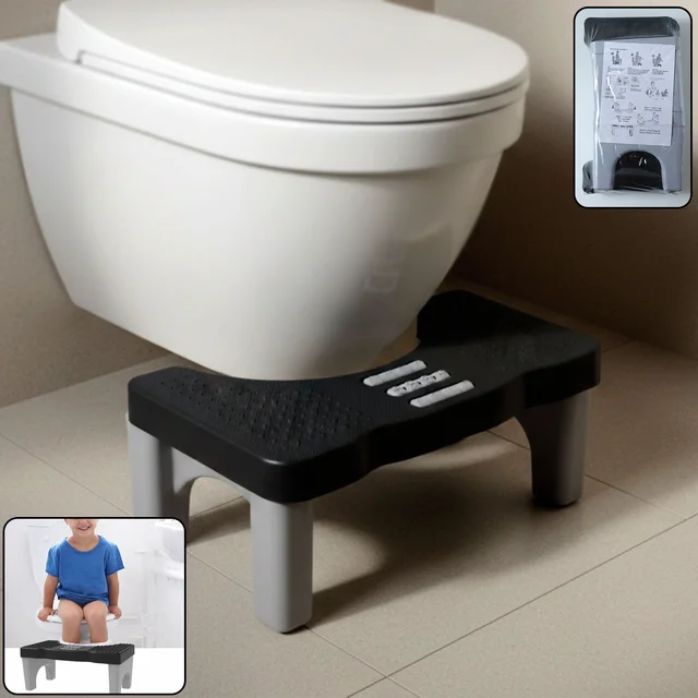 Portable Toilet Potty Stool – Ergonomic Foot Rest for Comfort