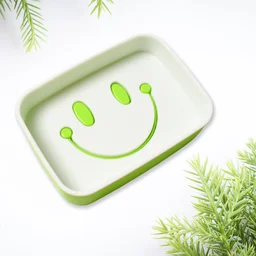 Portable Travel Soap Dish Box – Cute Smiley Face & Draining Design