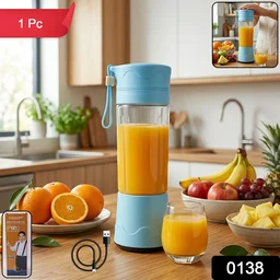 Portable USB Rechargeable Juicer Blender – Travel-Friendly & Efficient