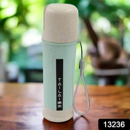 Portable Water Bottle – 300ml Wheat Straw | Corporate Kudos