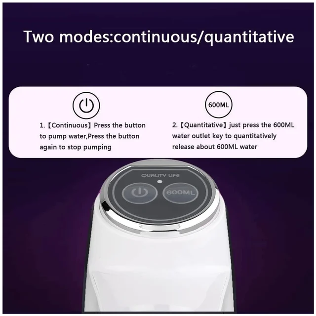 Portable Water Dispenser – Quiet USB Electric Pump for Home | FERVENT