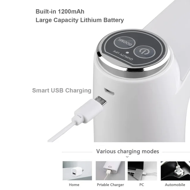 Portable Water Dispenser – Quiet USB Electric Pump for Home | FERVENT