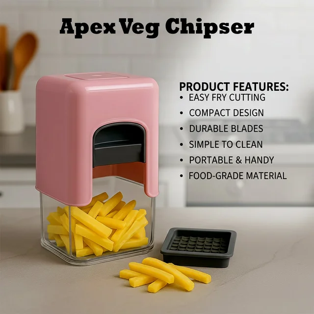 Potato Chipser – Heavy Duty Dual Blade Vegetable Chopper