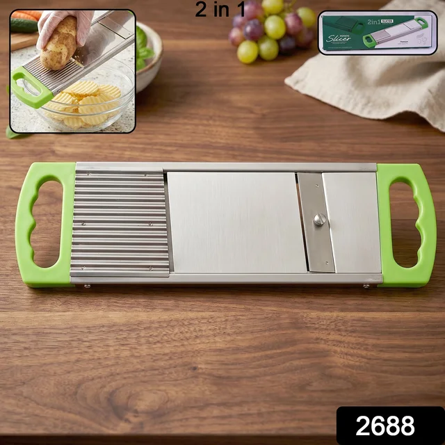 Potato Slicer – 2-in-1 Vegetable & French Fry Cutter | Storenzo
