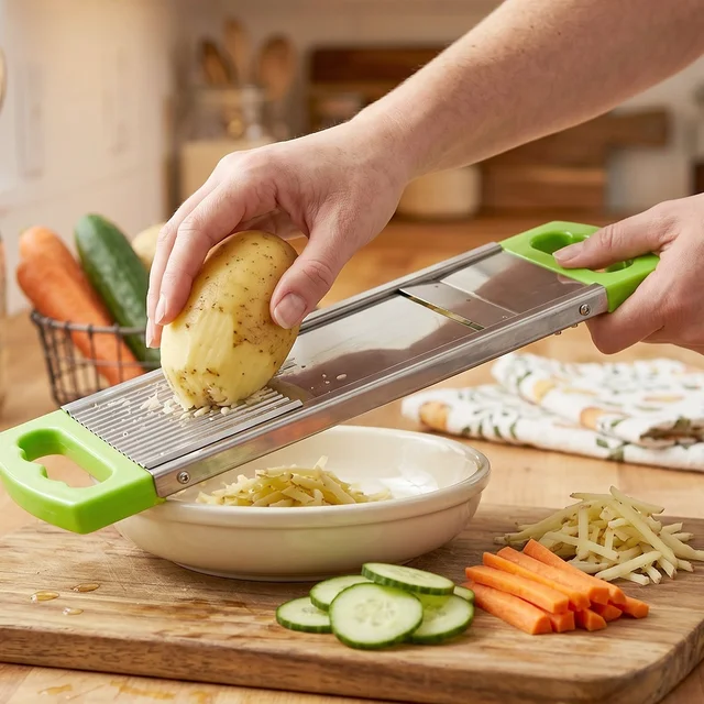 Potato Slicer – 2-in-1 Vegetable & French Fry Cutter | Storenzo