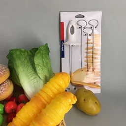 Potato Spiral Cutter – Manual Vegetable Slicer (4 Spits) | Quickslice