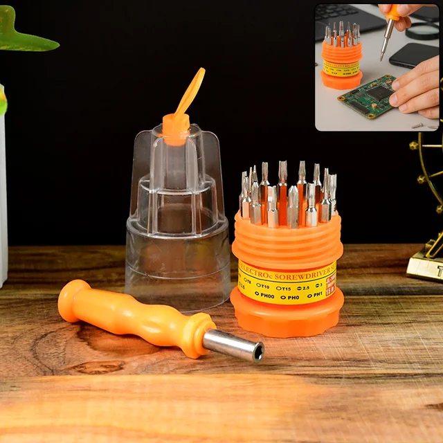 Precision Screwdriver Set – 15-in-1 Compact Repair Toolkit