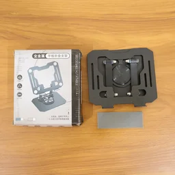 Premium Adjustable Foldable Metal Tablet Stand – 360° Rotating & Ergonomic
