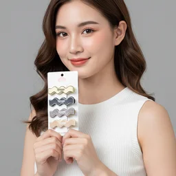 Premium Fashion Hair Clips – Superior Curved Snap Hold Set