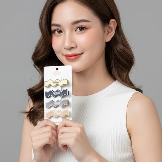 Premium Fashion Hair Clips – Superior Curved Snap Hold Set
