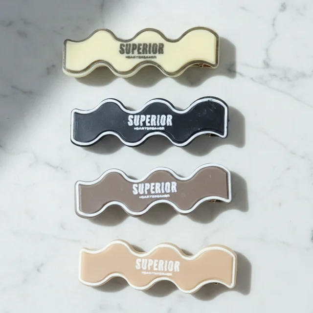 Premium Fashion Hair Clips – Superior Curved Snap Hold Set