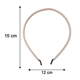 Premium Pearl Embellished Hairband – Elegant & Comfortable Fit