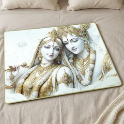 Premium Radha Krishna Wall Art – Elegant Spiritual Home Decor