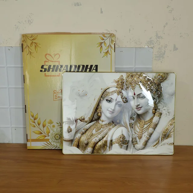 Premium Radha Krishna Wall Art – Elegant Spiritual Home Decor