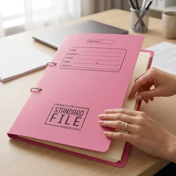 Premium Spring File Folder – Heavy Duty A4 Document Organizer