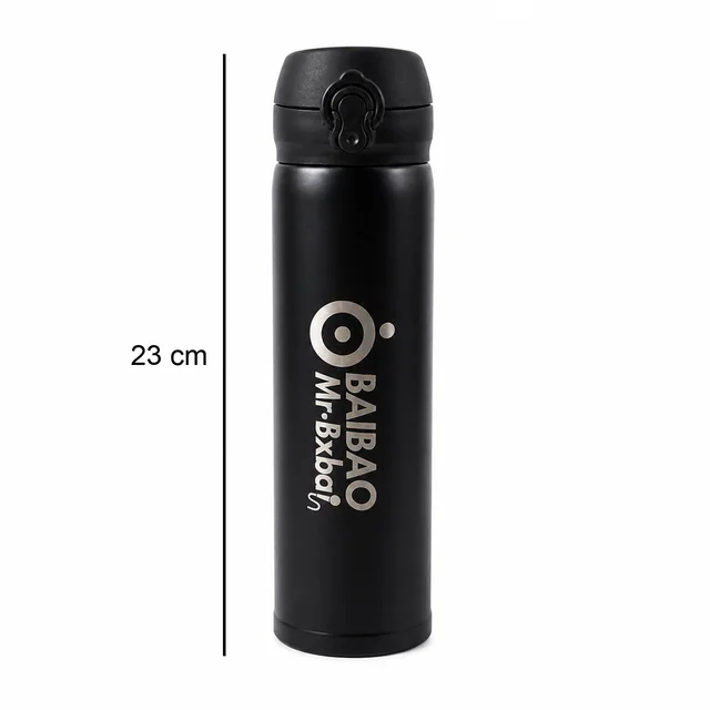 Premium Stainless Steel Vacuum Flask - 500ml Hot & Cold