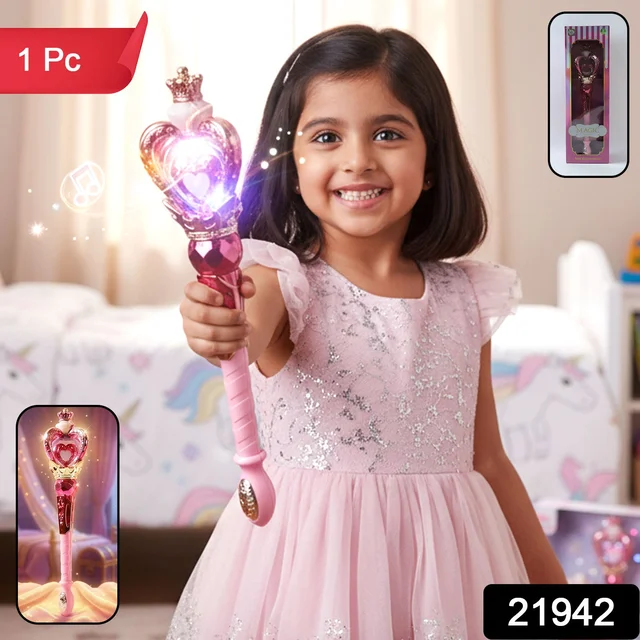 Princess Magic Light Wand Toy – Enchanting Kids' Role Play Accessory
