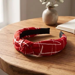 Printed Knot Hairband – Stylish & Comfortable for Women