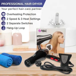 Professional Hair Dryer – Quick Drying with Concentrator Nozzle