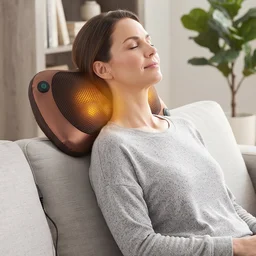 Professional Massage Pillow – Heat & Rollers | Velvet Wellness