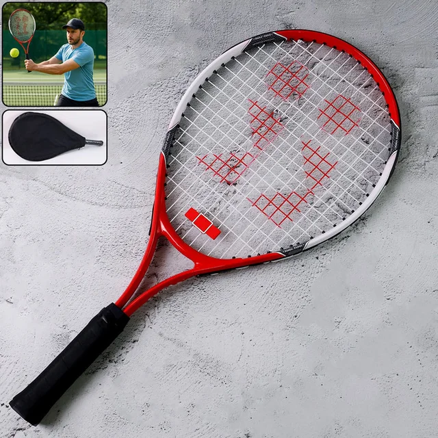 Professional Tennis Racket – Lightweight Aluminum Frame with Cover